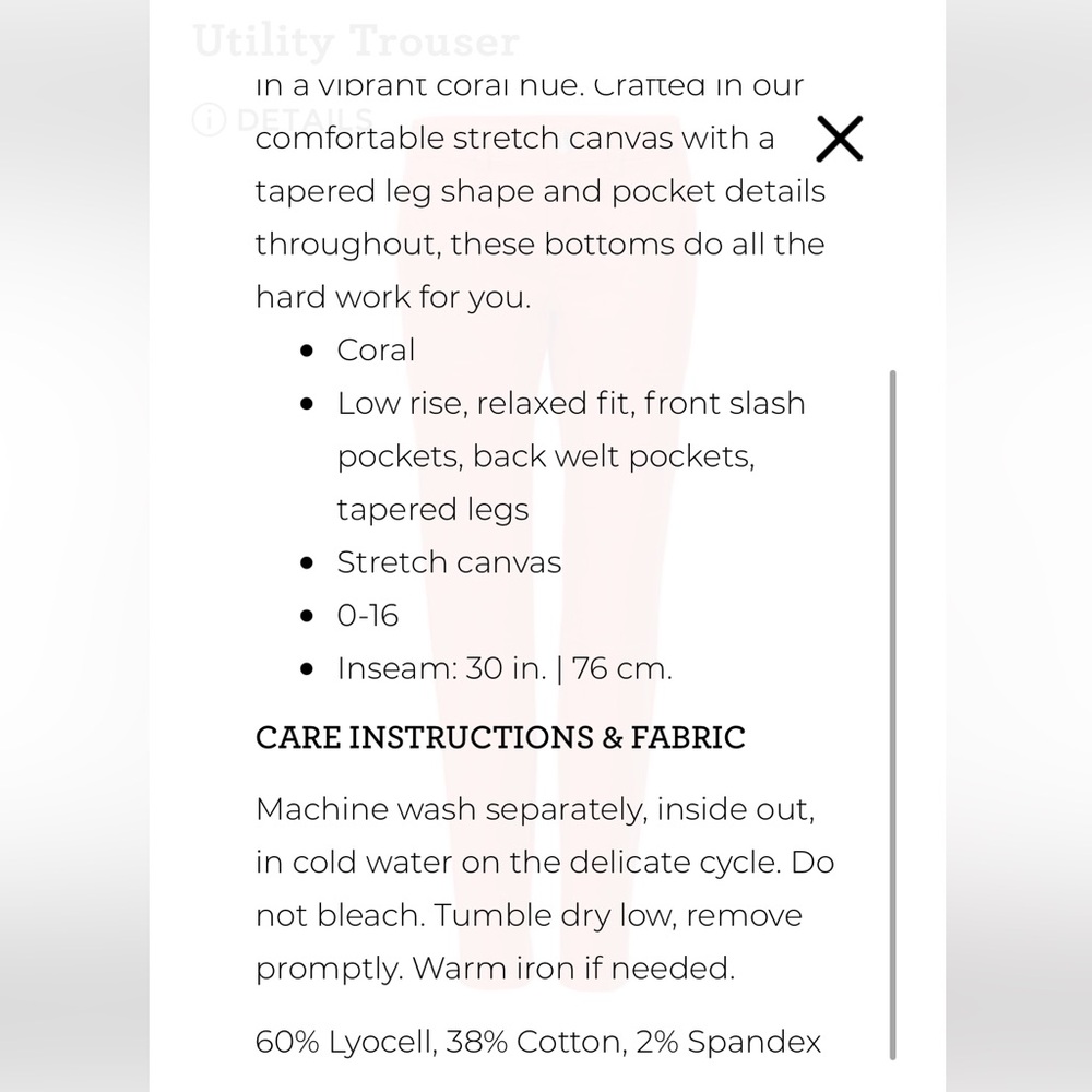 Cabi Utility Trouser - Picture 7 of 7